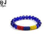 Bojiu Crystal Bar Beaded Bracelet BC148