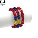 Bojiu Crystal Bar Beaded Bracelet BC148