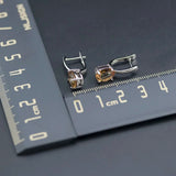 Zultanite Earrings 925 Silver Green Oval 9*7mm Diaspore Crystal Jewelry