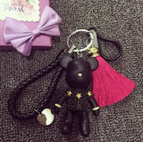 Bomgom Tassels Cartoon Popobe Gloomy Bear Keychain