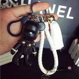 Bomgom Tassels Cartoon Popobe Gloomy Bear Keychain