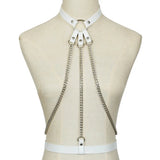 Bondage Chain Harness Leather Belt Cage Gothic Body Chain Women