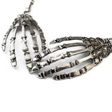 Exaggerated Bone Necklace Palm Neck Ornaments Alloy Necklace Halloween