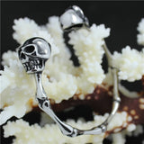 Skeleton Bracelet 316L Stainless Steel Punk Gothic Bangle