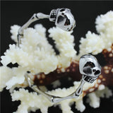 Skeleton Bracelet 316L Stainless Steel Punk Gothic Bangle