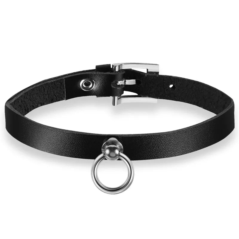 Boniskiss Classic Punk Choker Collar Necklace Pendant