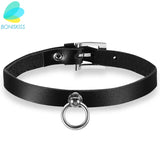 Boniskiss Classic Punk Choker Collar Necklace Pendant