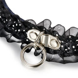 Boniskiss Sexy Punk Gothic Lace Leather Choker Necklace