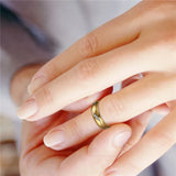 Boniskiss Wedding Ring Love Couple Stainless Steel Anniversary Gift