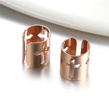 Wide Cross Ear Cuff Clip Earrings No Piercing Men Jewelry