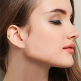 Wide Cross Ear Cuff Clip Earrings No Piercing Men Jewelry