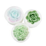 3D Silicone Succulents Mold for Fondant Cake Decoration