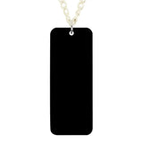 Acrylic Rectangle Spot Butterfly Necklace Choker