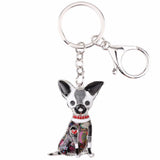 Chihuahuas Dog Key Chain for Women Girls Bag Car Pendant