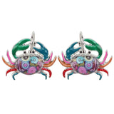 Ocean Crab Stud Drop Earrings Animal Jewelry For Women