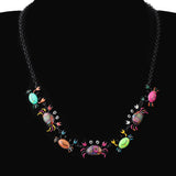 Maxi Crab Choker Necklace Pendants Chain Collar Ocean Animal Jewelry