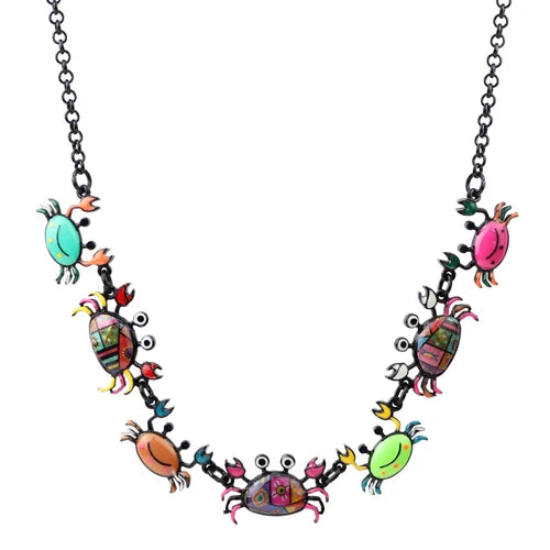 Maxi Crab Choker Necklace Pendants Chain Collar Ocean Animal Jewelry