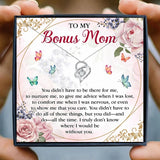 Bonus Mom Necklace Family Jewelry CZ Pendant Necklaces Women Wedding Gift