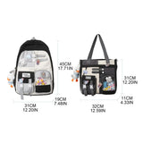 Women's School Bag Travel Backpack Casual Daypack Plush Drop
