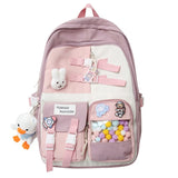 Women's School Bag Travel Backpack Casual Daypack Plush Drop