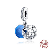 Coffee Cup Dangle Charm Pendant for Child Gift DIY 925 Sterling Silver Charm
