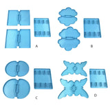 Resin Mold Book File Storage Box Organizer Holder Rack Silicone Mould