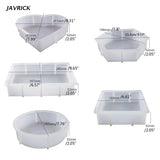 Resin Bookend Molds 3D Shapes Silicone Epoxy Casting Home Decor