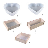 Silicone Bookend Ornaments Molds for Home Decorations