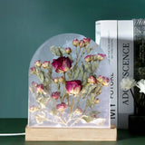 Flower Preservation Night Light Resin Mold