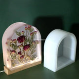 Flower Preservation Silicone Mold DIY Night Light Resin Casting Mold