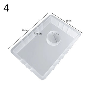 Silicone Mold for Bookend Table Clock Pendulum Resin Craft