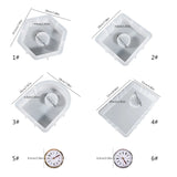 Resin Mould for Bookend Table Clock, Flower Preserving DIY Wedding Gift