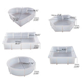 Bookends Resin Mold Crystal Epoxy Molds for Home Decor
