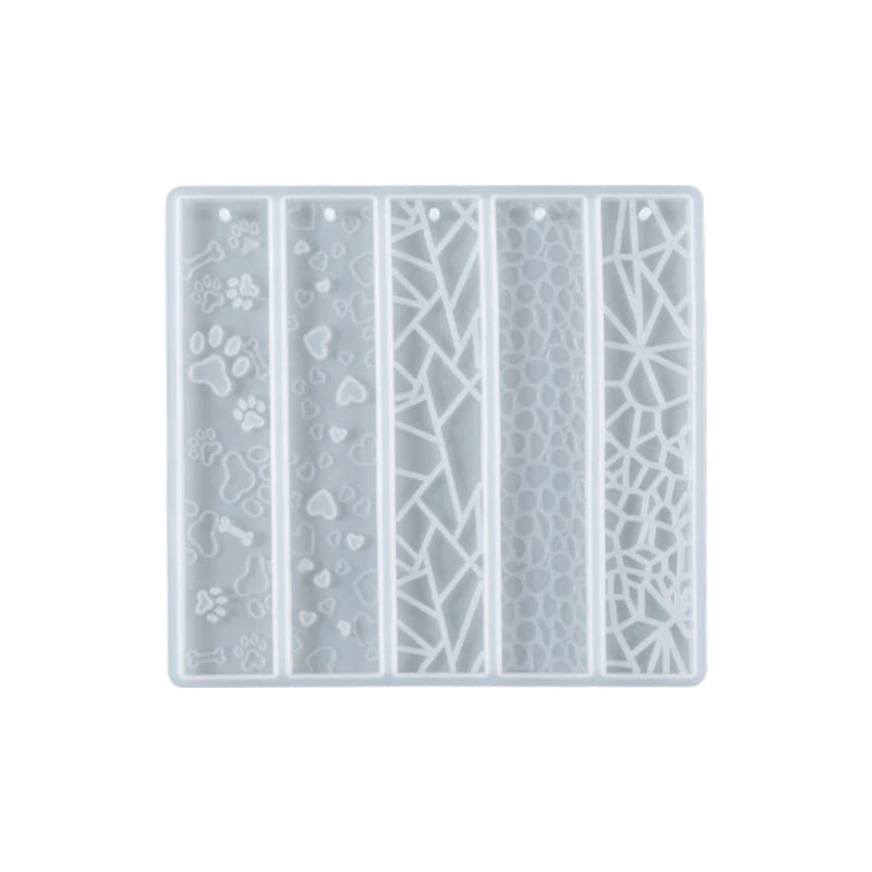 Rectangle Resin Molds Silicone Bookmark Mold for DIY Art Crafts Jewelry Making