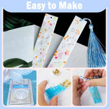 Cat Paw Heart Bookmark Resin Molds with Tassel Kit, DIY Home Decor