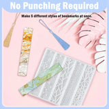 Silicone Resin Bookmark Mould 8-Tassel DIY Bookmarks
