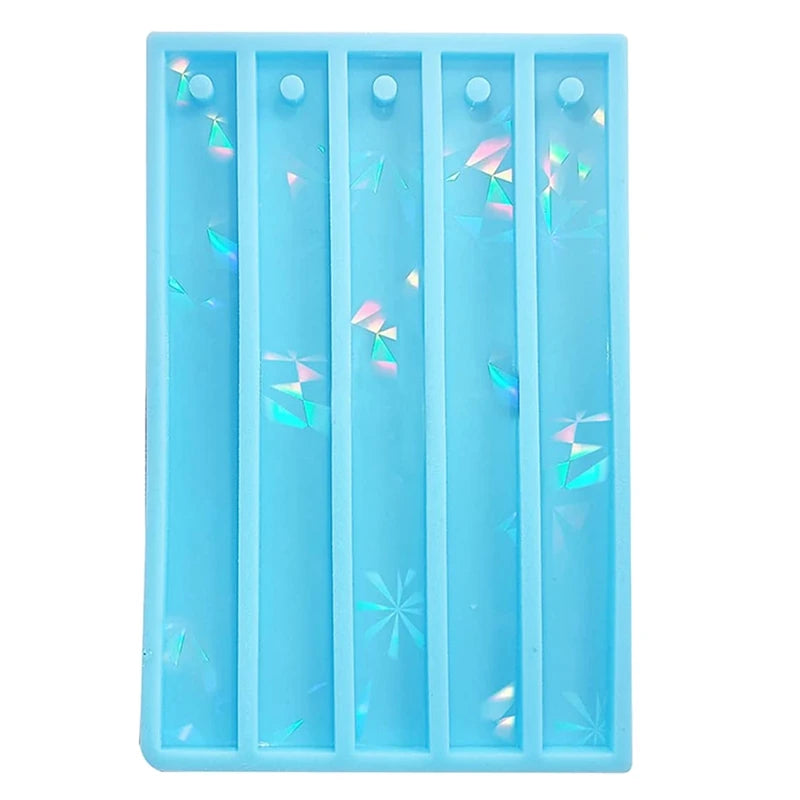 Silicone Mold for Holographic Light and Shadow Bookmark