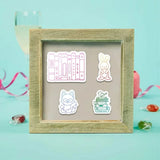Books Coffee Animals Die and Stamp Set for Card Making DIY Scrapbook Album