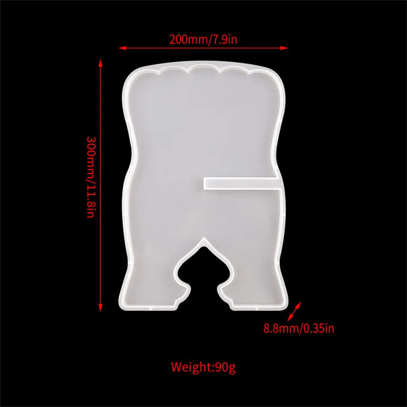 Bookshelf Silicone Mold Study Help DIY Epoxy Resin Mold