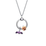 Animal Heart Star Halloween Pumpkin Charm Bead Pendant Necklace