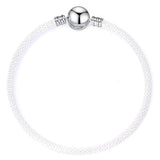 Crystal Heart Charm Bracelet for Women DIY Jewelry