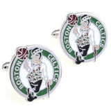 Boston Basketball Team Cufflink Cuff Link 4 Pairs
