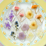 Botanical Garden Series Dried Flower Diamond Jewelry DIY