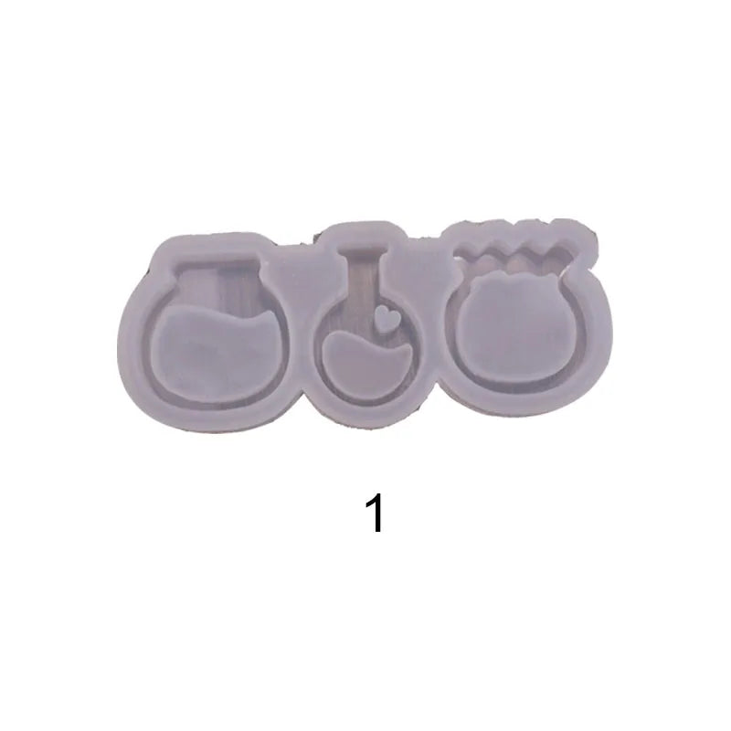 Bottle Ice Cream Shaped Silicone Epoxy Resin Mold Jewelry Tools