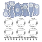 Bottle Opener Epoxy Resin Mold Beer Opener Corkscrew Silicone Mould