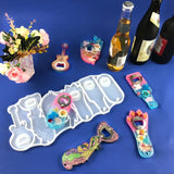 Bottle Opener Epoxy Resin Mold Beer Opener Corkscrew Silicone Mould