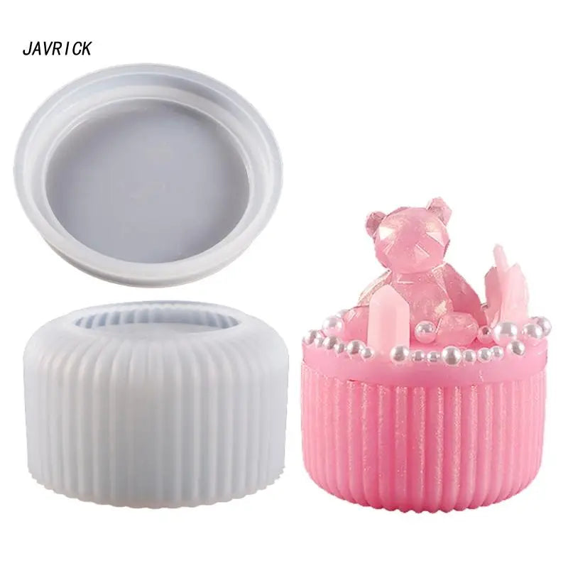 Silicone Mold for DIY Storage Jar Craft