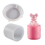 Silicone Mold for DIY Storage Jar Cement Clay Epoxy Craft