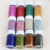 3000 Domestic Rice Beads Silver Glass Retro 2mm DIY Jewelry