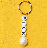 Statement Big Earrings Fresh Water Pearl Single Earring